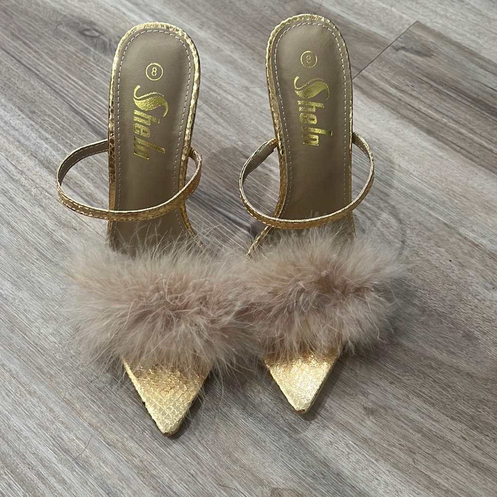 Gold heels
